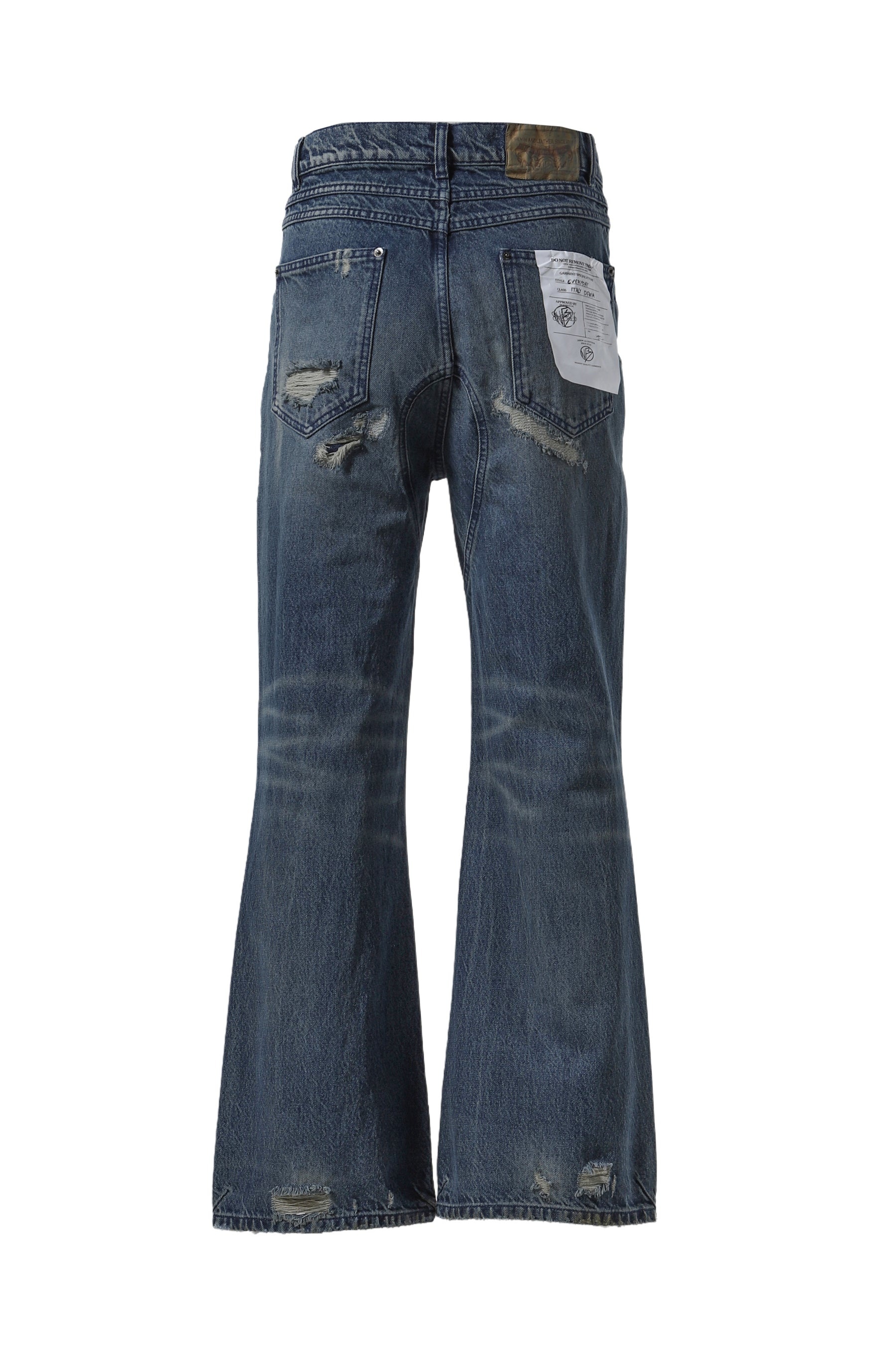 公式購入 ITALY DULL BLACK BOOT CUT no/faith ITALY DULL BLACK BOOT CUT – NO/FAITH STUDIOS