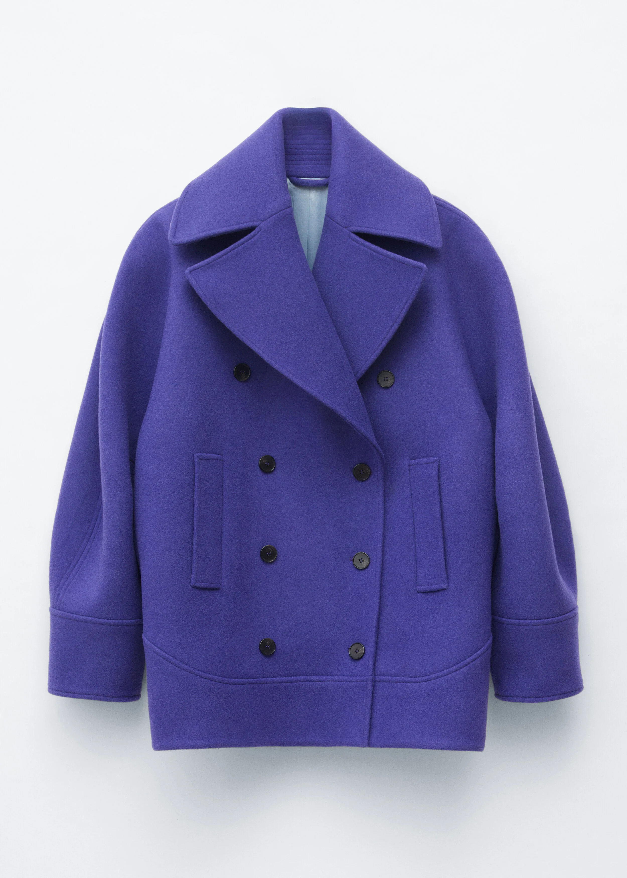 Wide-Collar Peacoat - 1