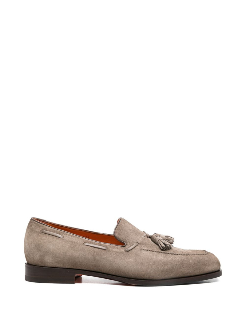 tassel-detail leather loafers 1