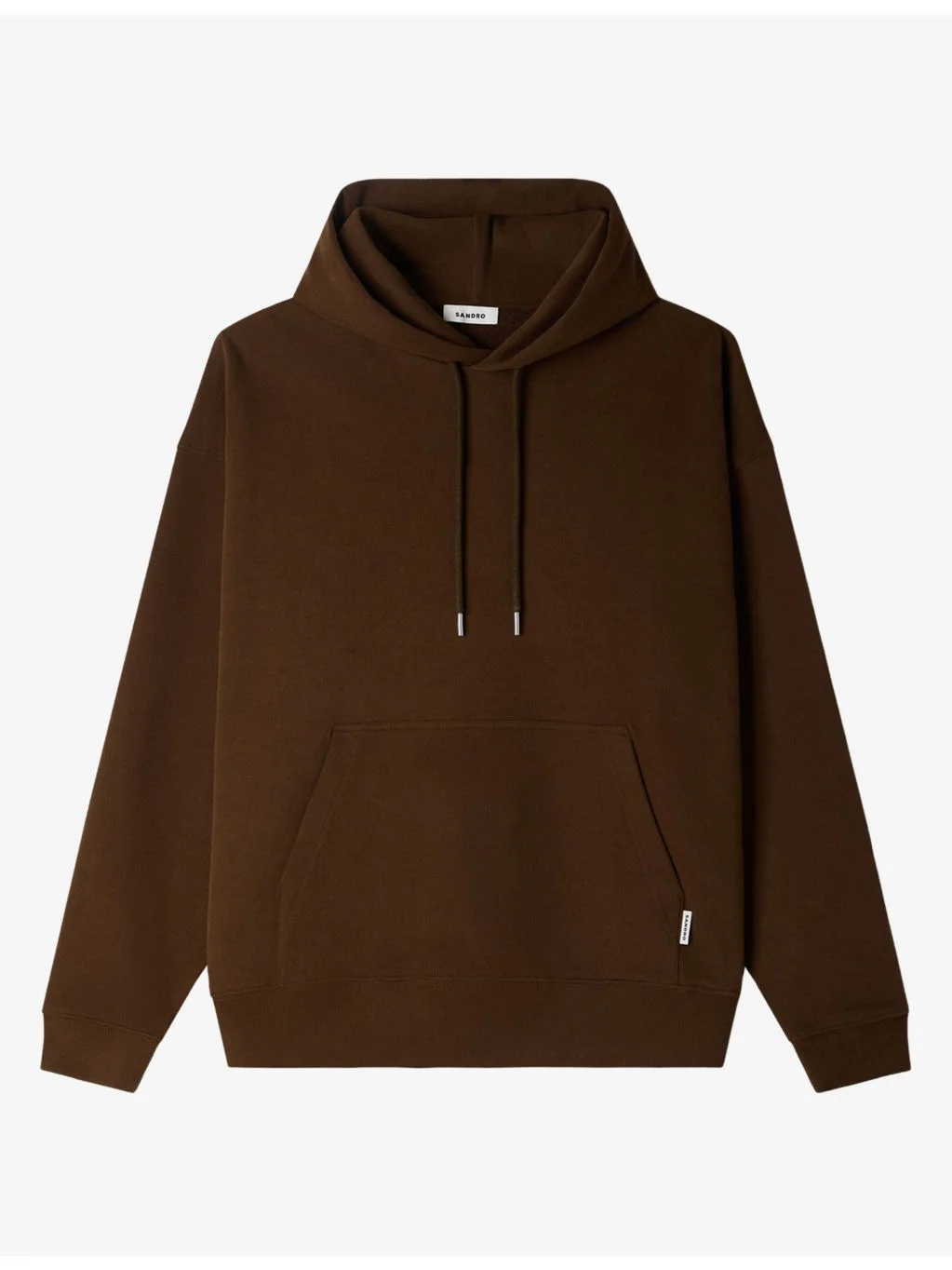 Oversized Logo-Tag Cotton Hoody - 1