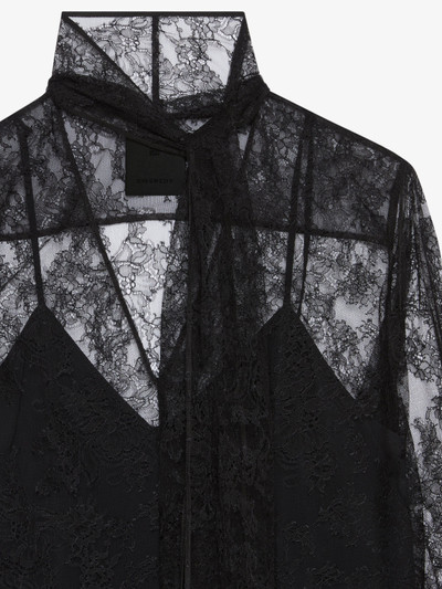 Givenchy BLOUSE IN LACE WITH LAVALLIERE outlook