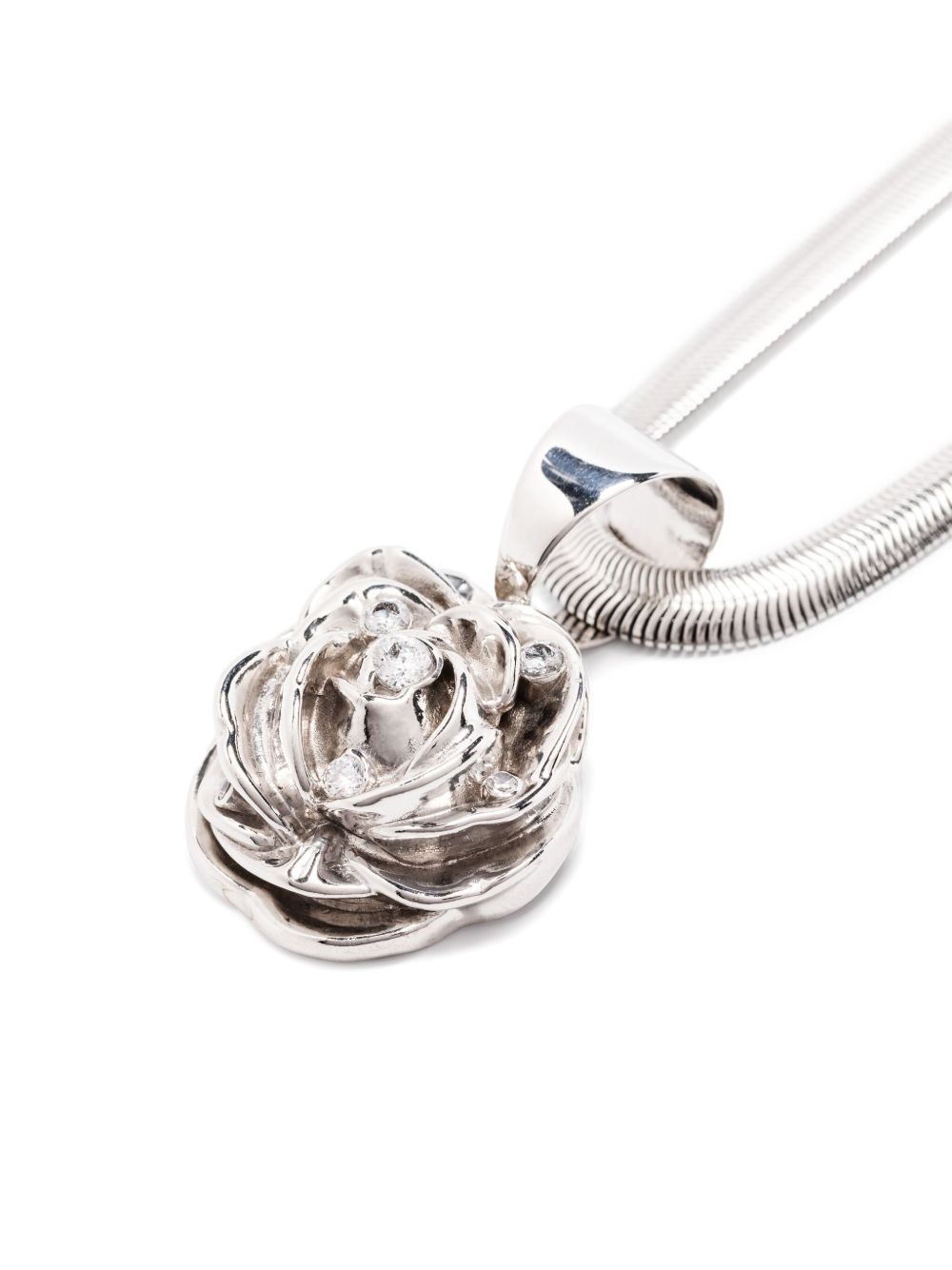 rose-pendant necklace - 3