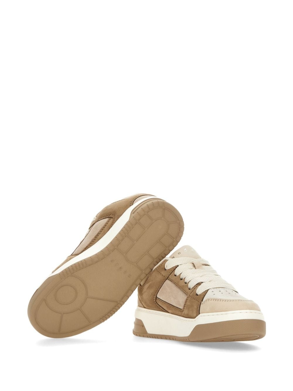 H667 lace-up leather sneakers - 4