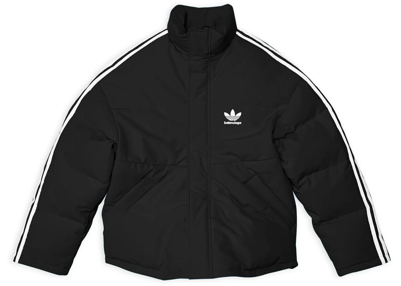Balenciaga x adidas Puffer Jacket Black - 1