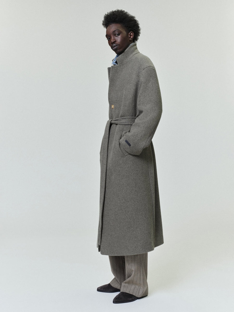Wool Relaxed Coat - 5