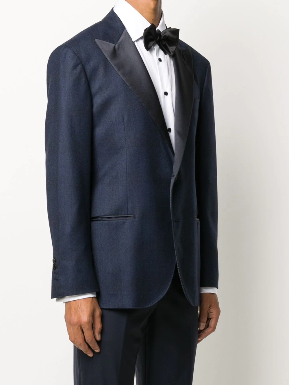 satin-lapel tuxedo jacket - 3