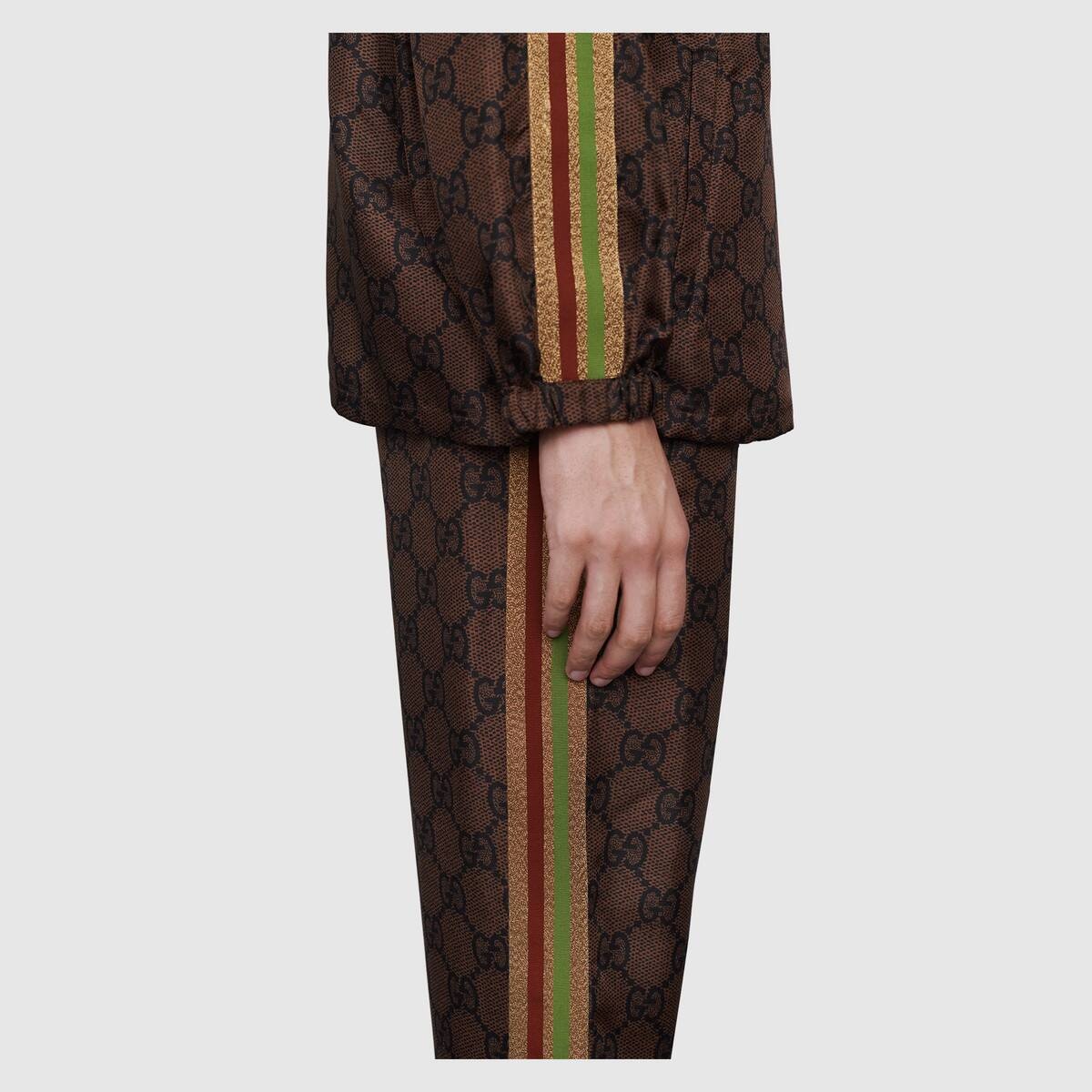 GG Supreme print silk pant - 5