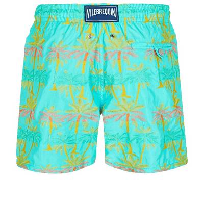 Vilebrequin Men Swim Trunks Embroidered 1990 Striped Palms - Limited Edition outlook