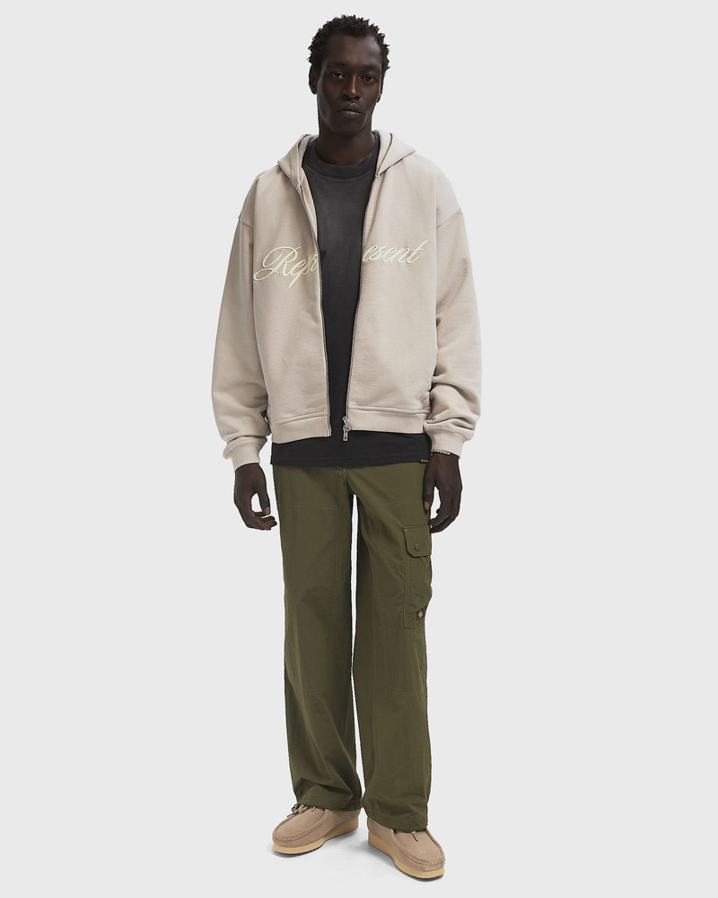 REPRESENT Script Logo Zip Hoodie outlook