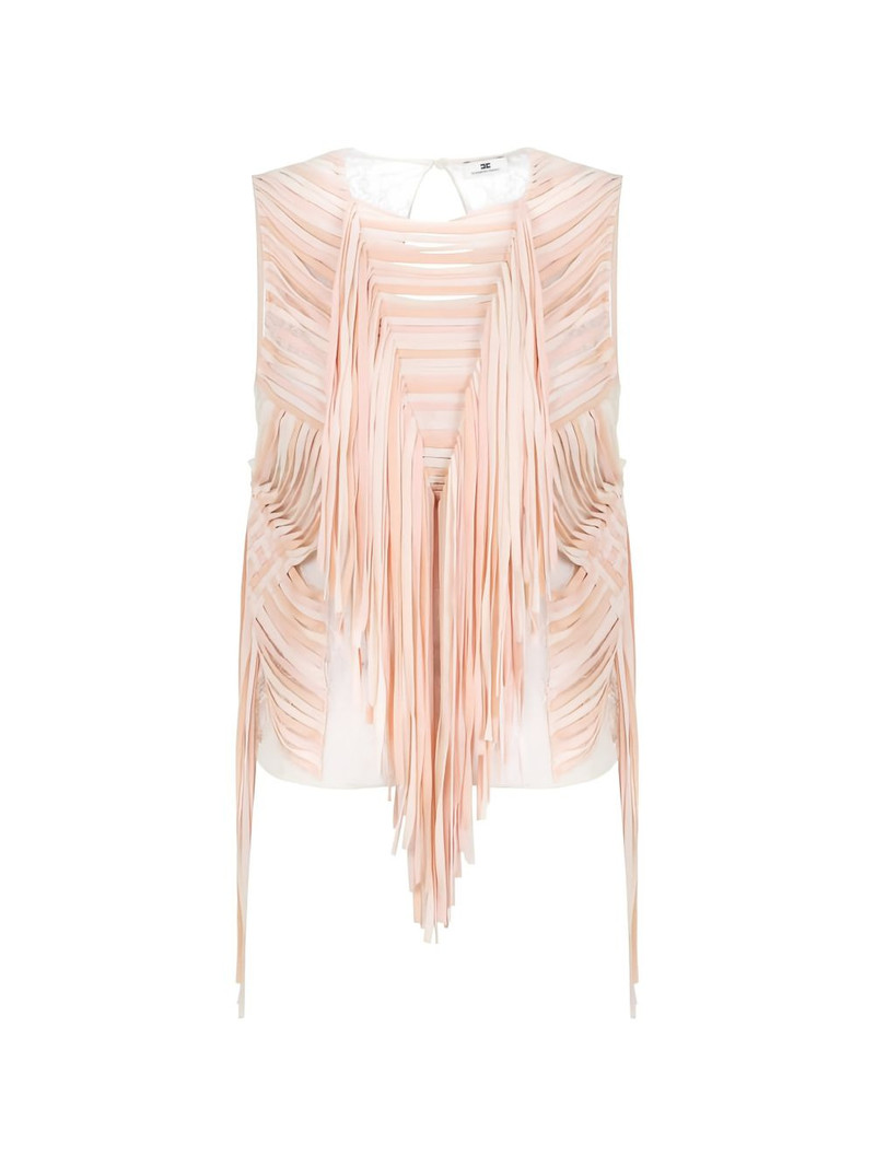 floral-lace fringed top 1