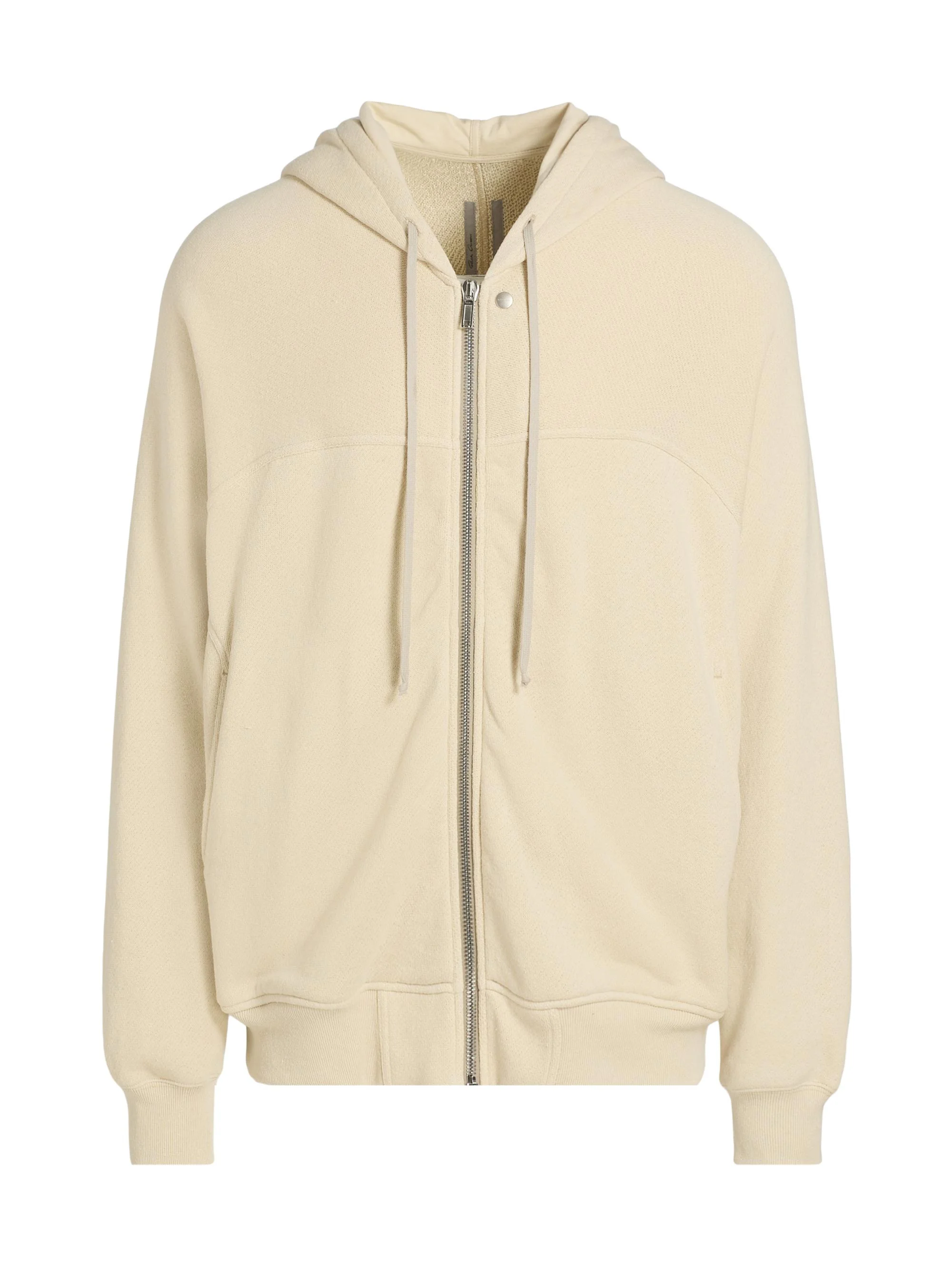 Men's Windbreaker Fleece Cotton Zip-Front Hoodie - Sand - 1