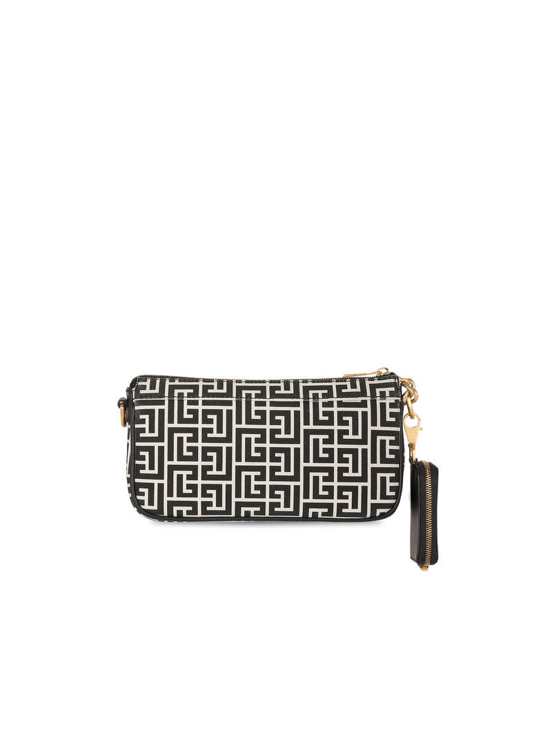 Monogram canvas B-Army clutch bag 4