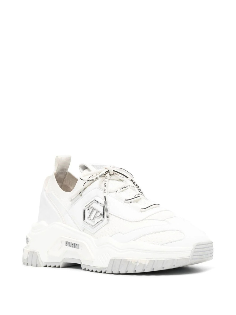 PHILIPP PLEIN Runner Hexagon low-top sneakers outlook