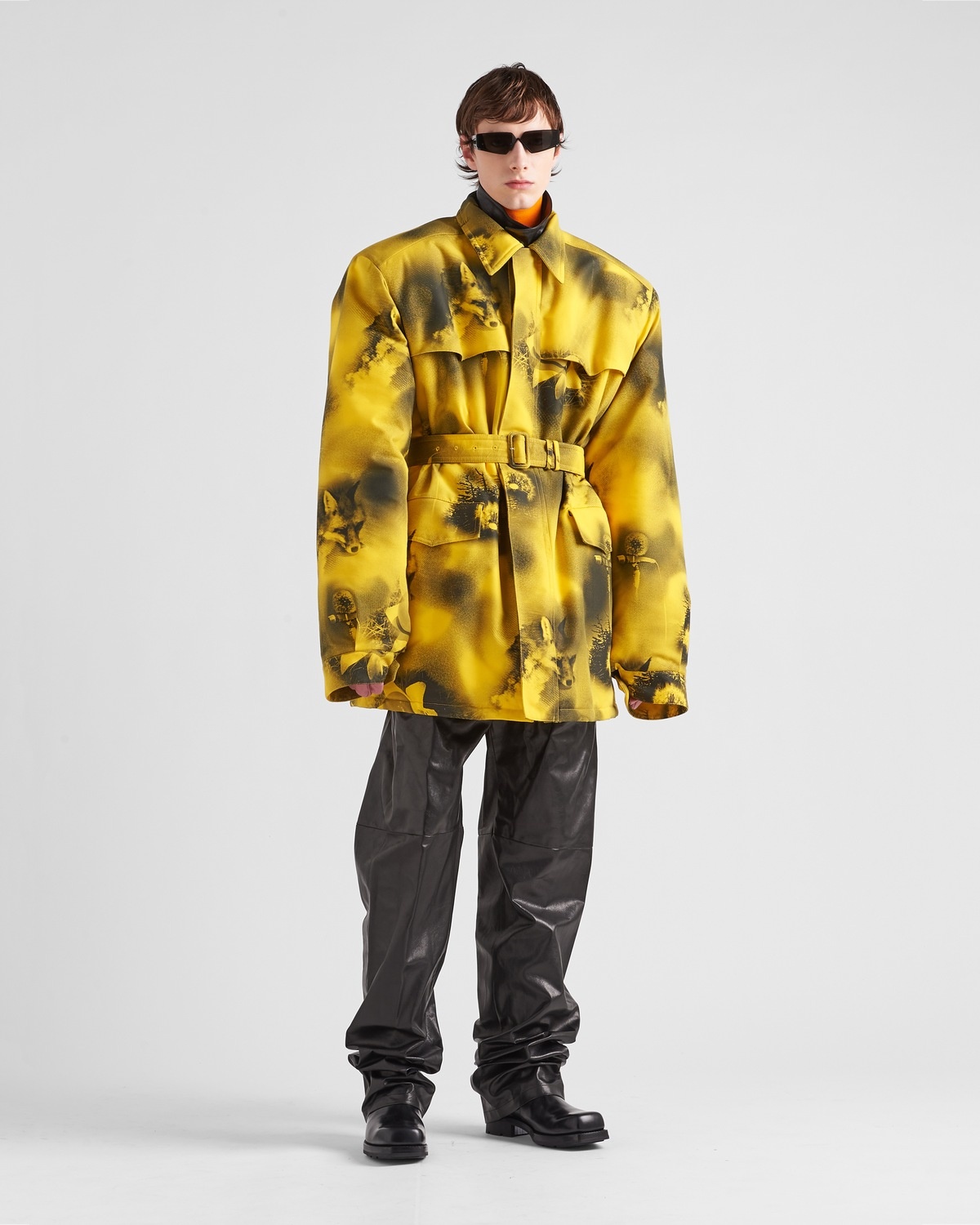 Printed Re-Nylon parka - 2