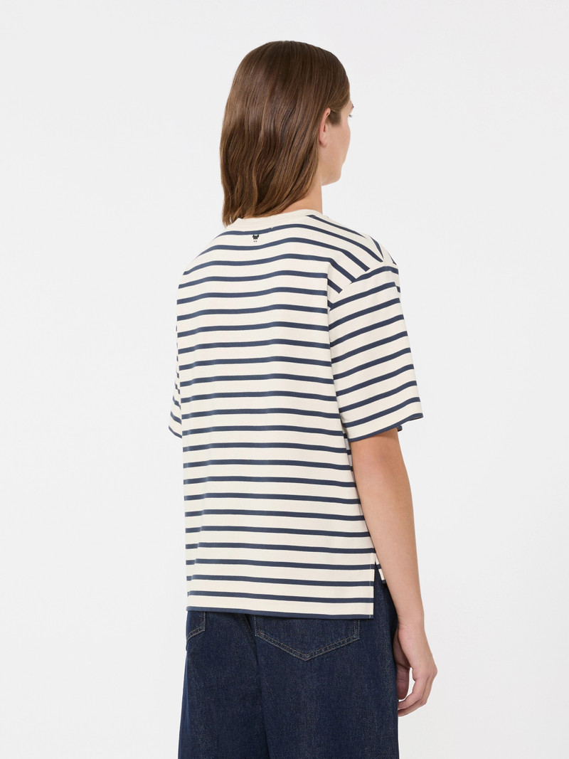 MULTID Cotton jersey T-shirt - ECRU 4