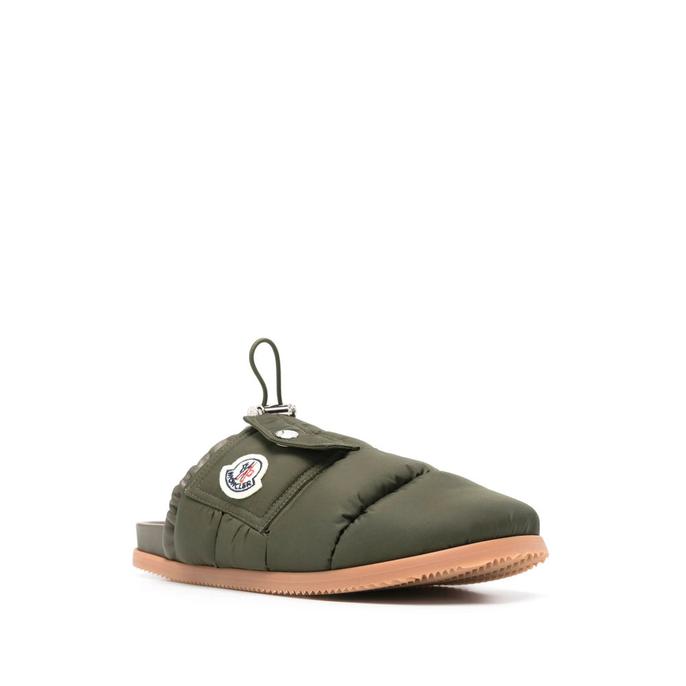 Moncler Green Slippers Women - 3