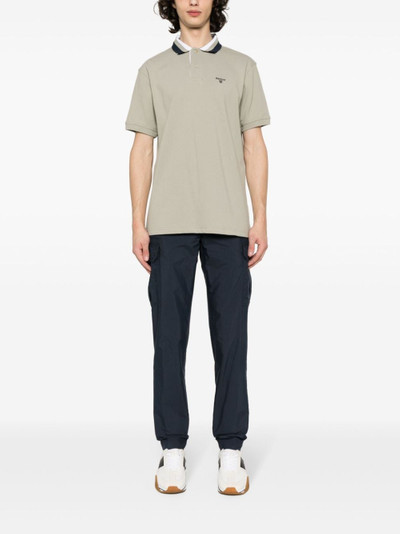 Barbour logo-embroidered cotton polo shirt outlook