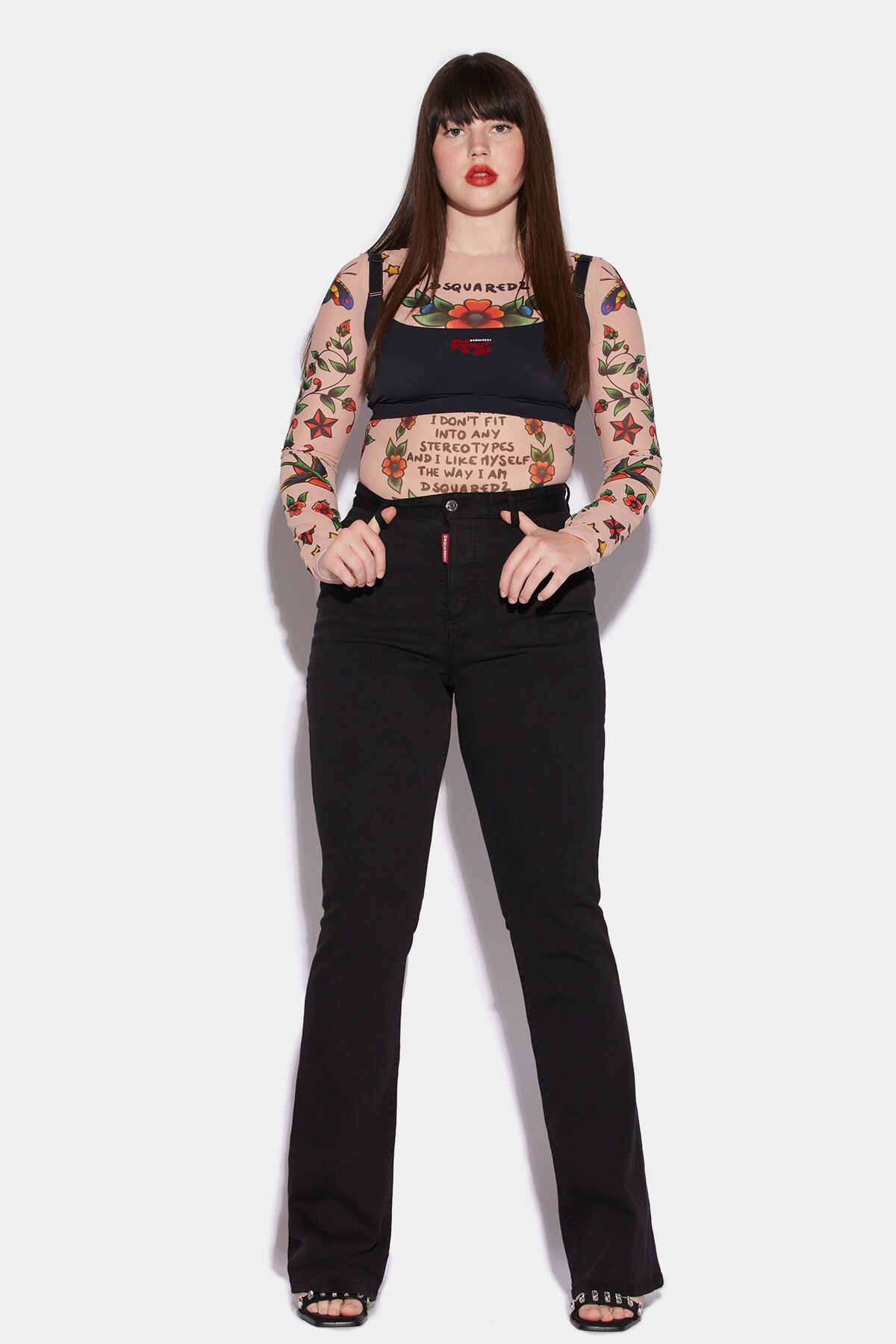 HONEY HIGH WAISTED FLARE JEANS - 3