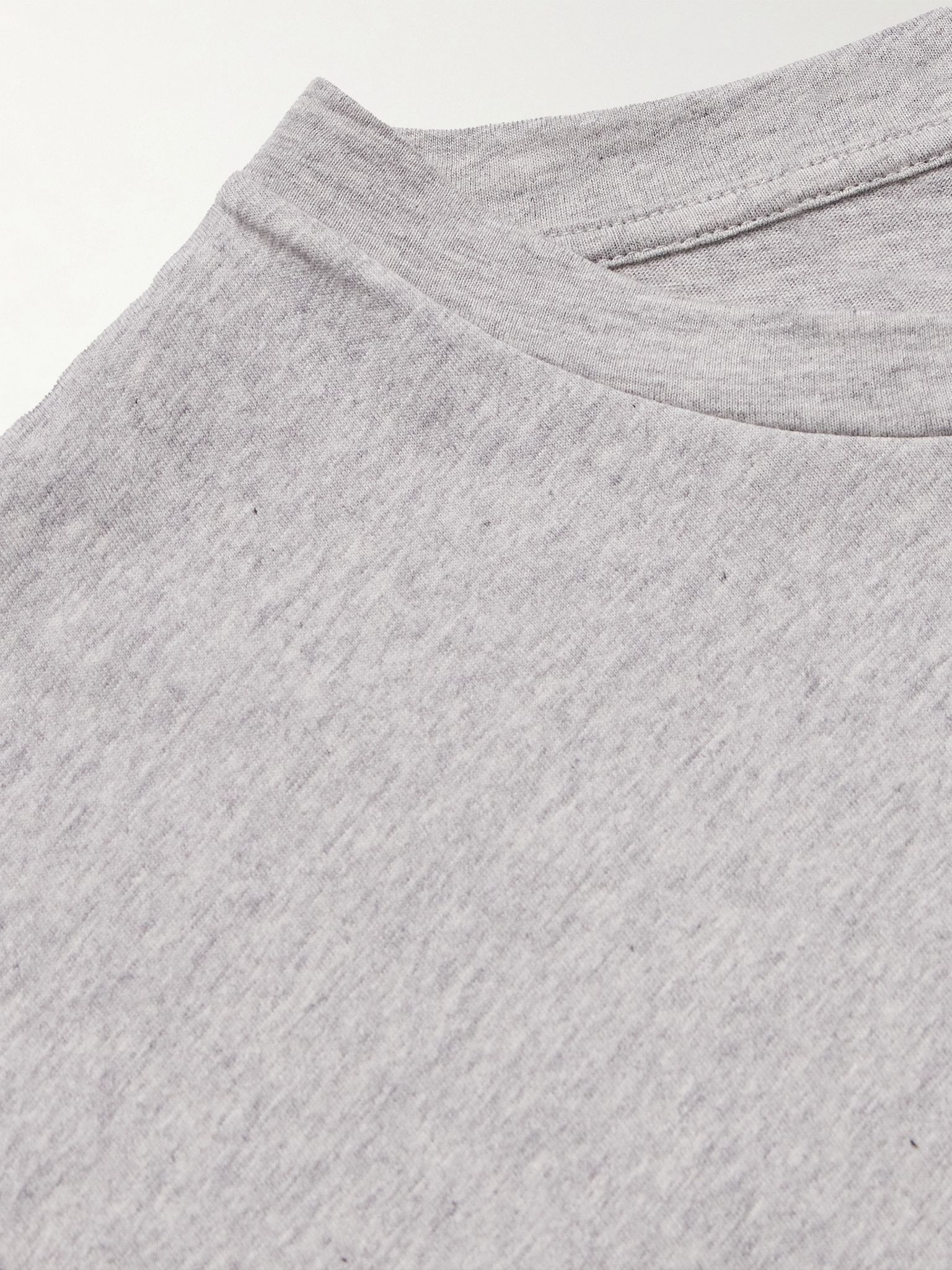 Riviera Supima Cotton-Jersey T-Shirt Gray - 5