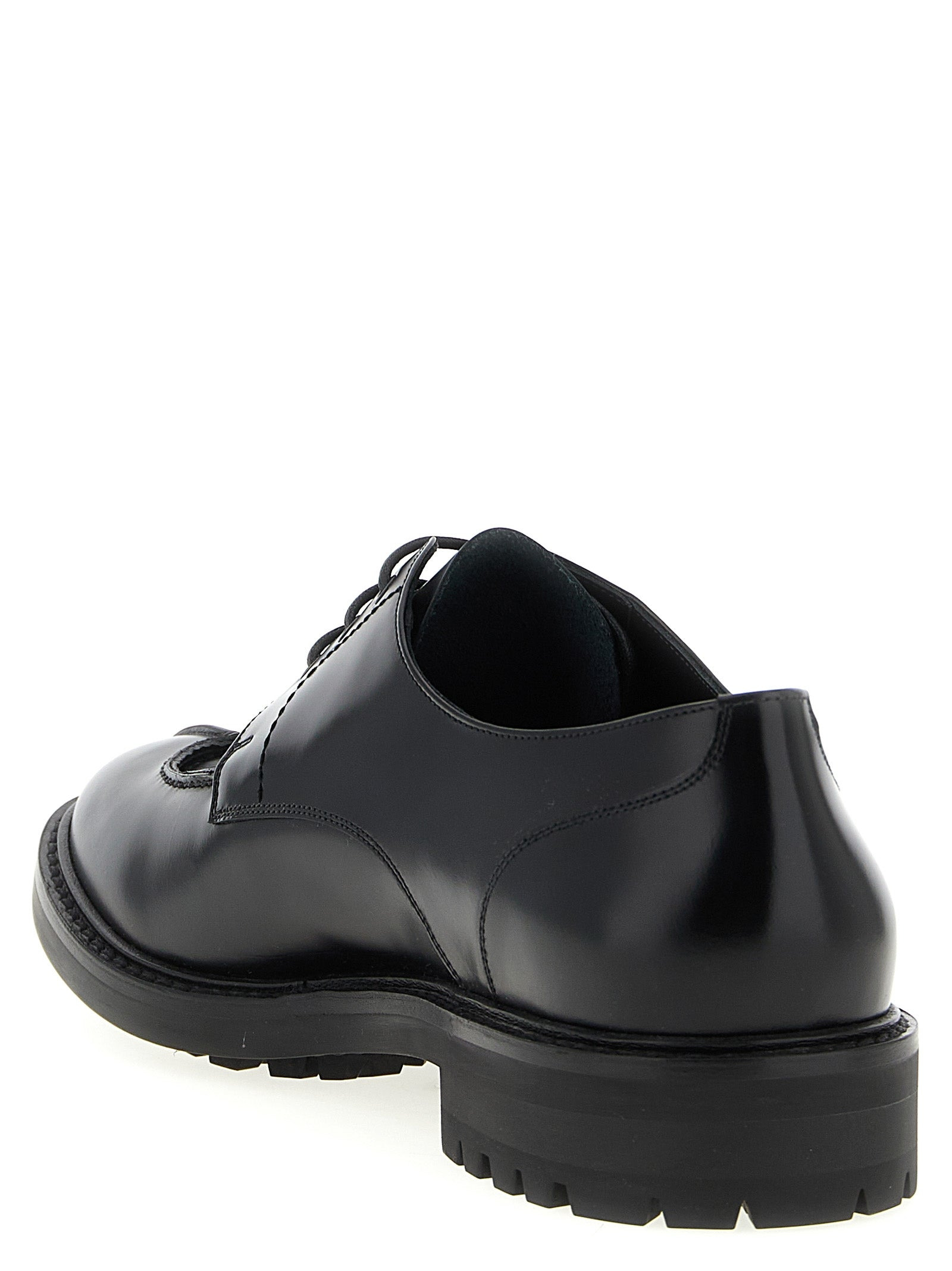 Lino Lace Up Shoes Black - 3