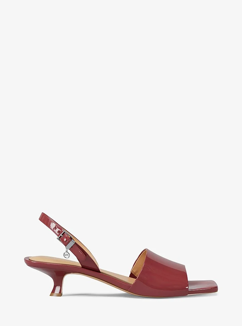 Merrie Patent Kitten Heel Sandal - 1