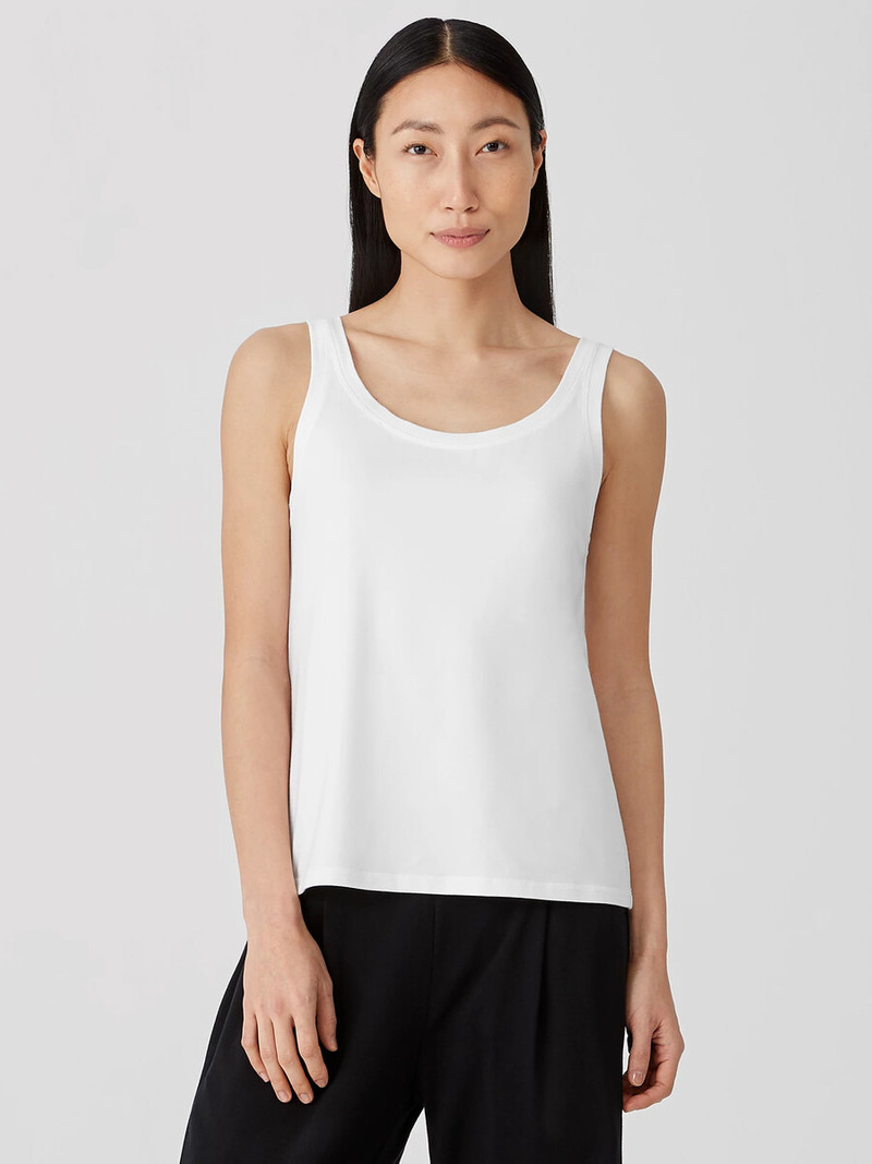 Traceable Cotton Jersey Scoop Neck Tank 1
