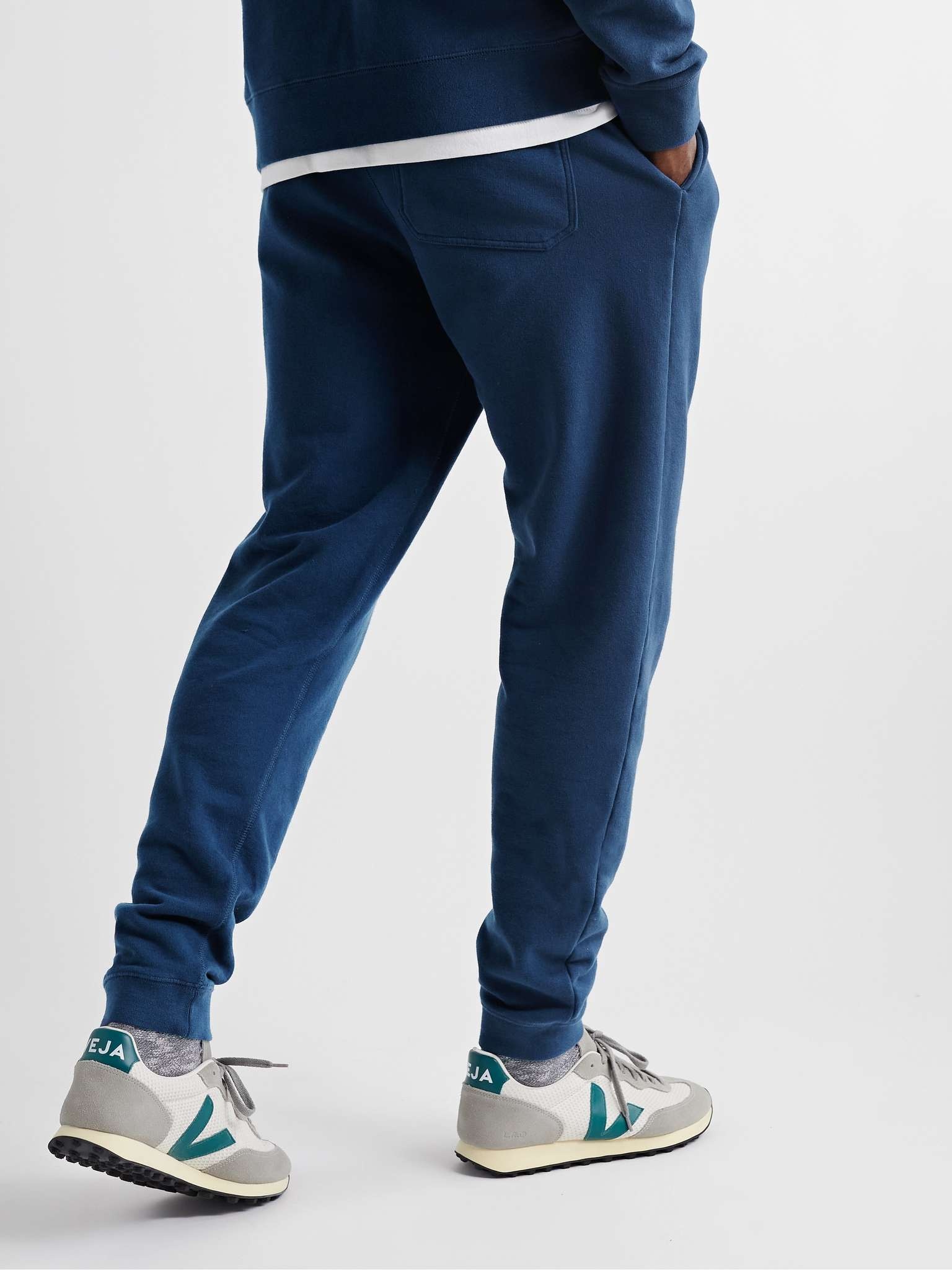 Tapered Brushed Cotton-Jersey Sweatpants - 4