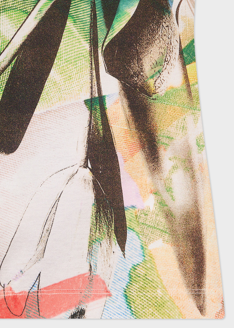 Paul Smith Women's 'Floral Collage' Keyhole Back Top outlook