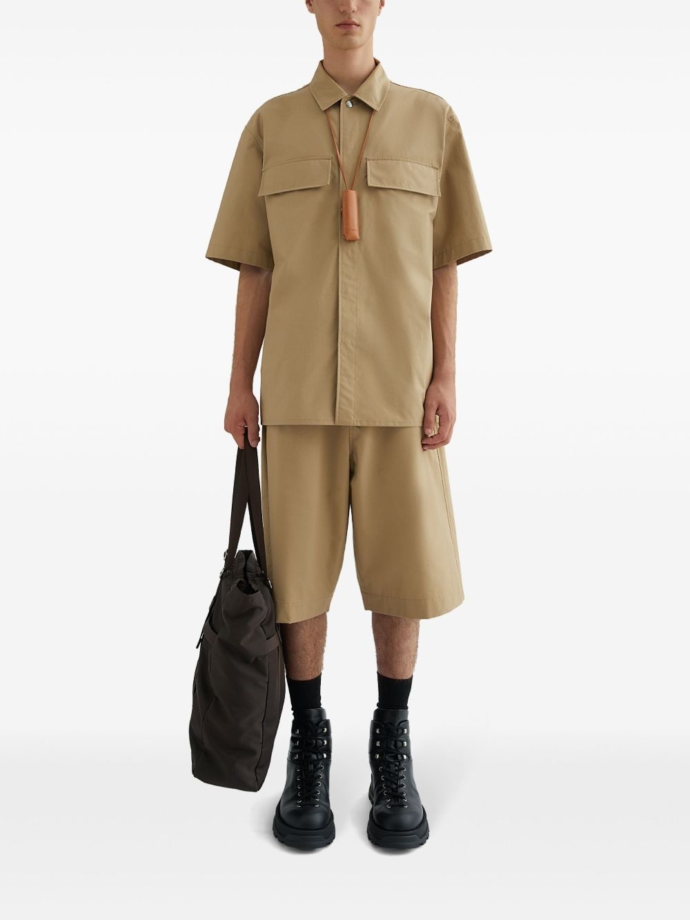 flap-pocket shirt - 2