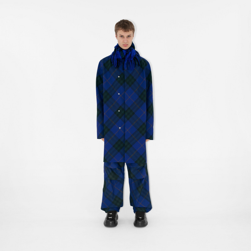 Burberry Mid-length Check Car Coat outlook