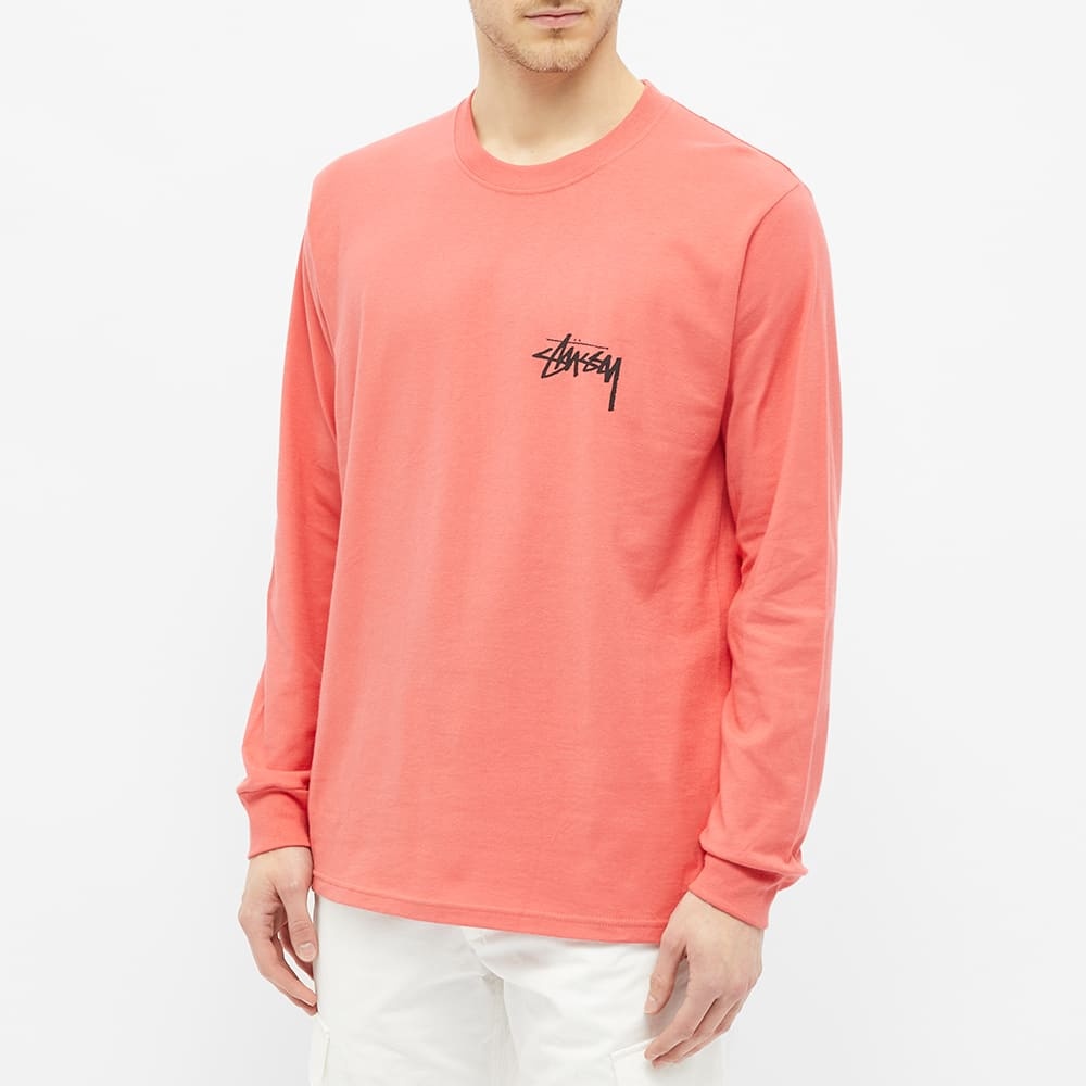 Stussy Long Sleeve Peace & Love Tee - 4