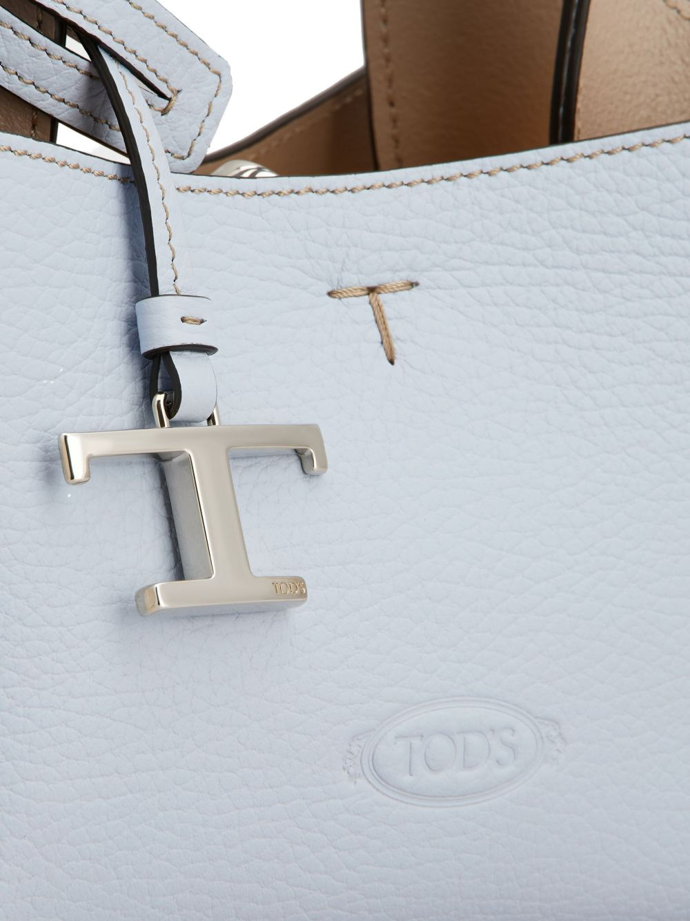 mini leather tote bag - 4