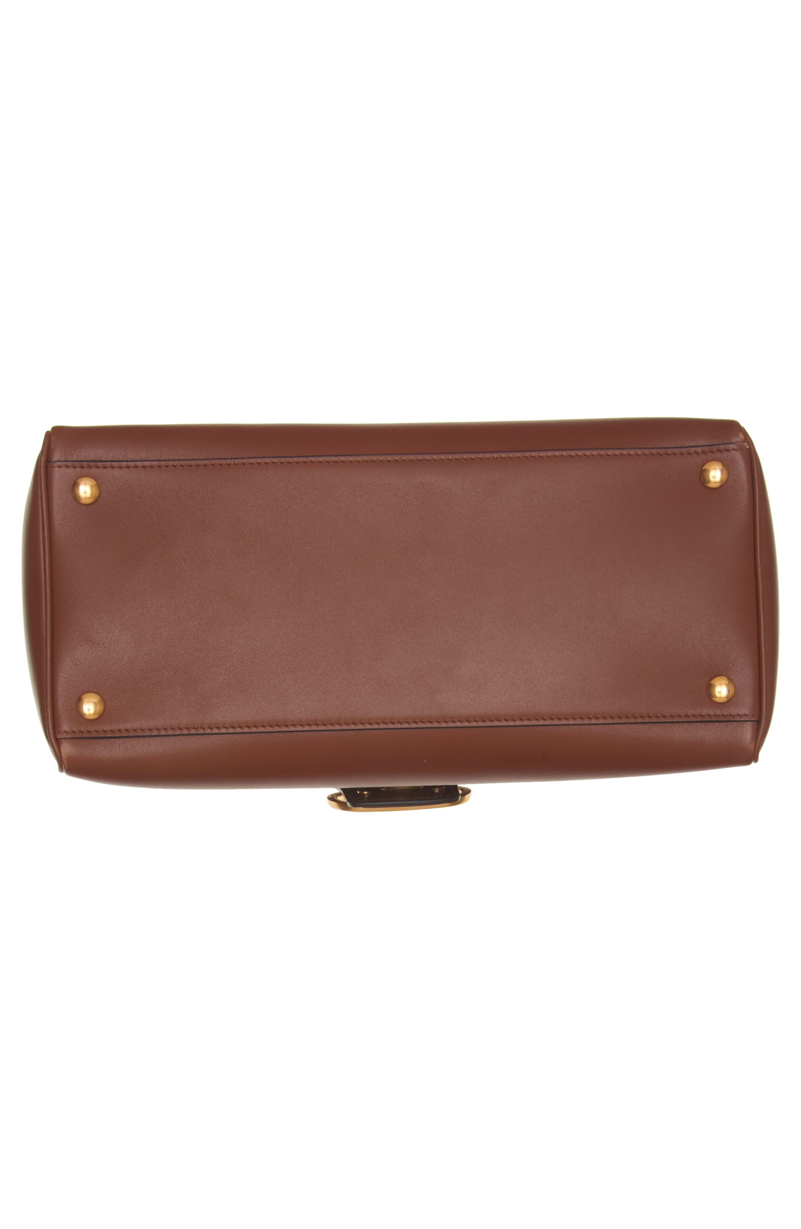 Valentino Garavani Large 9TO5 Leather Top Handle Bag in Tobacco at Nordstrom - 7