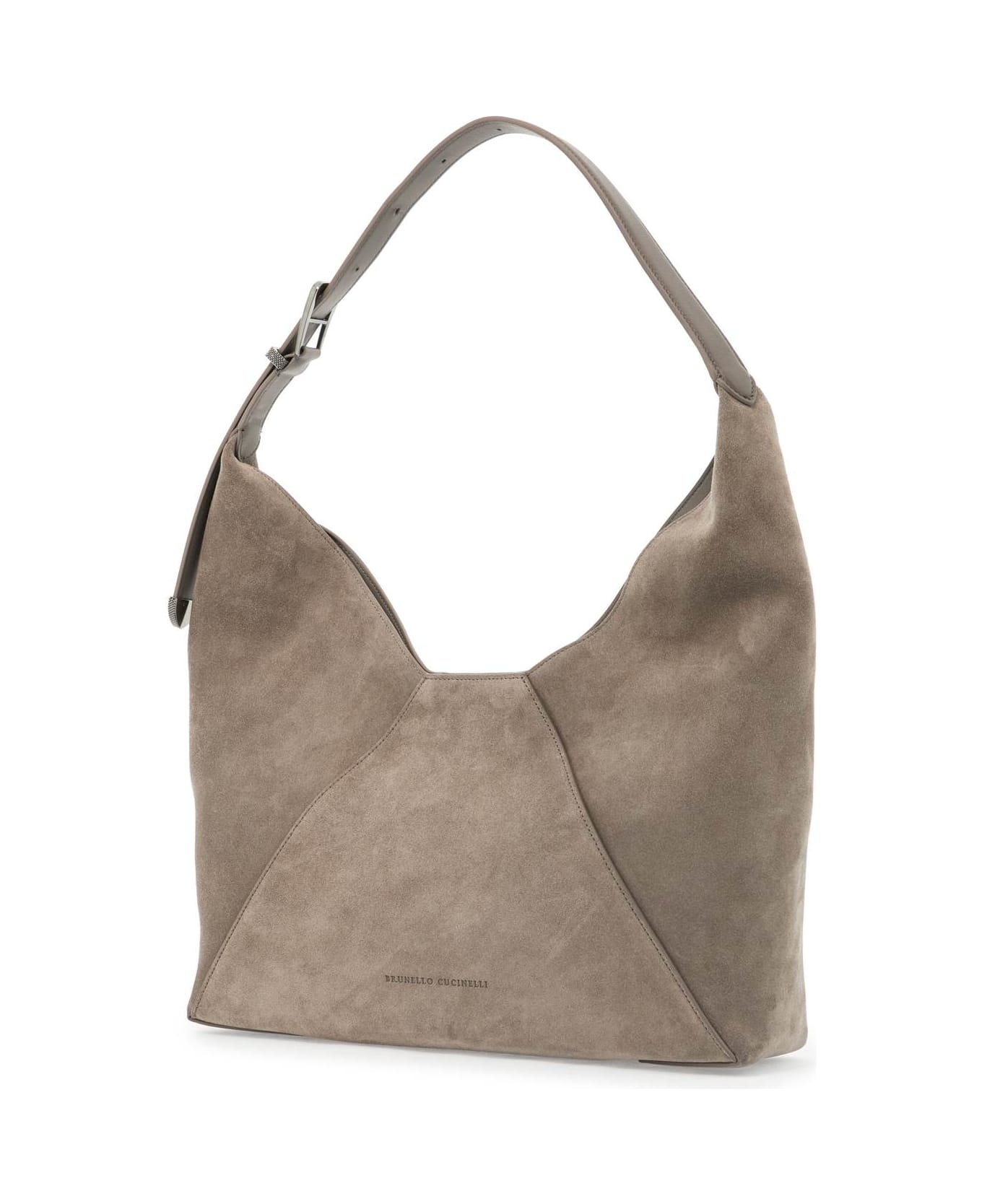 Beige Leather Crossbody Bag - 3