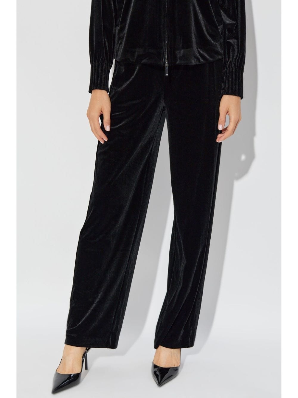 velvet track pants - 3