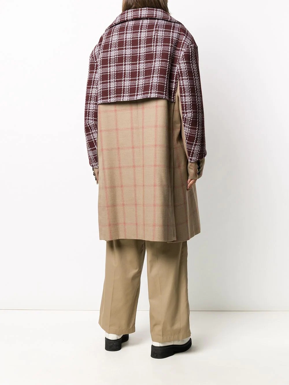 oversized check coat - 4