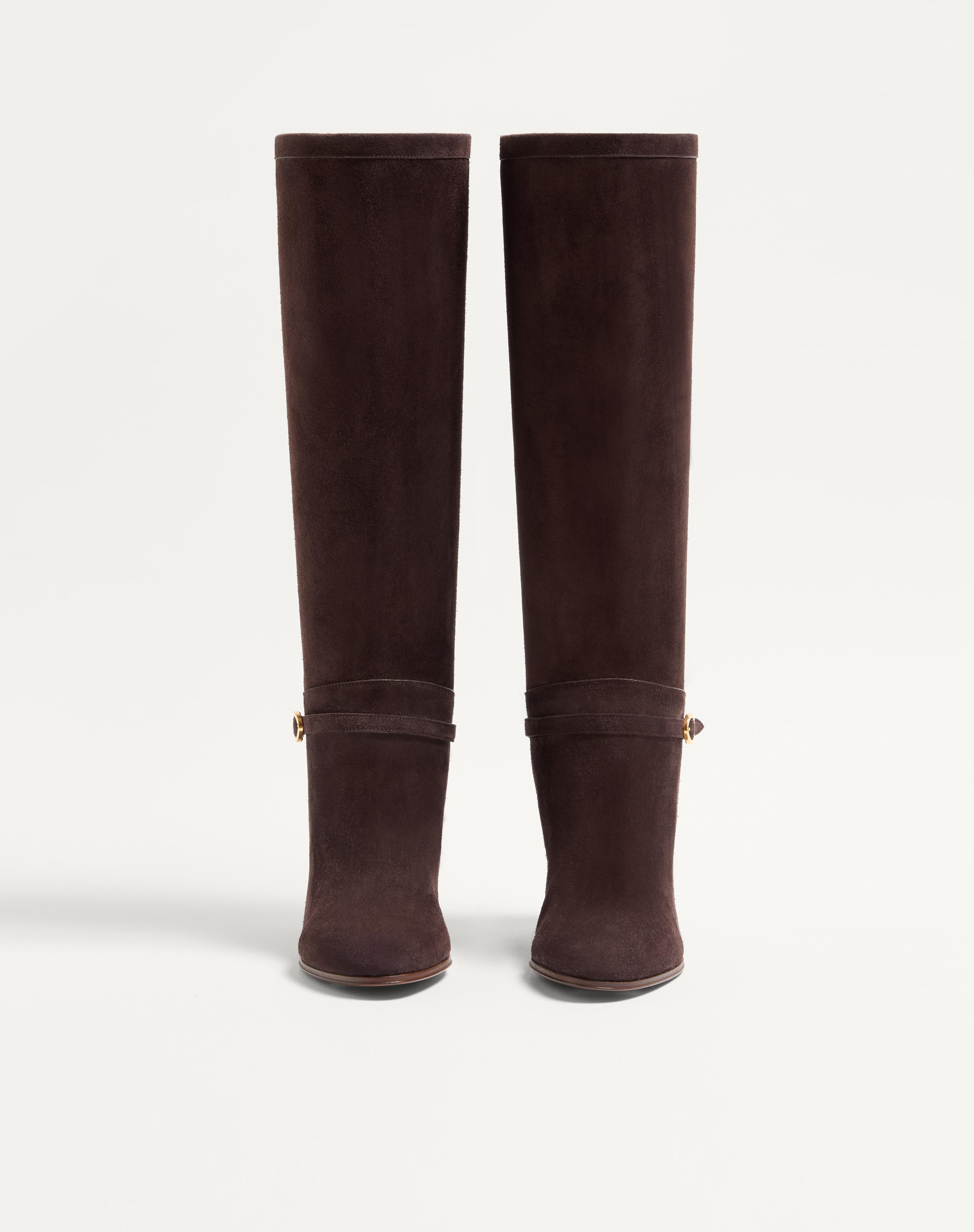 PATTIE CRUST LEATHER BOOT 75MM - 4