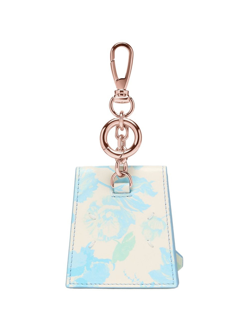 Maison Margiela floral-print keyring outlook