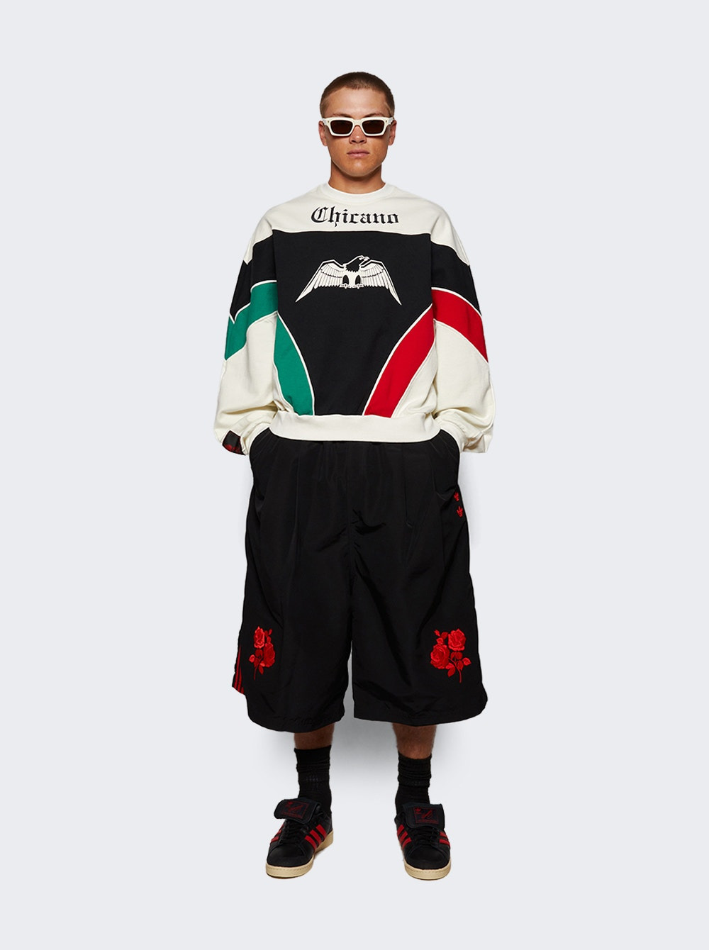 X Willy Chavarria Jabbar Low Top Sneakers Black And Red - 3