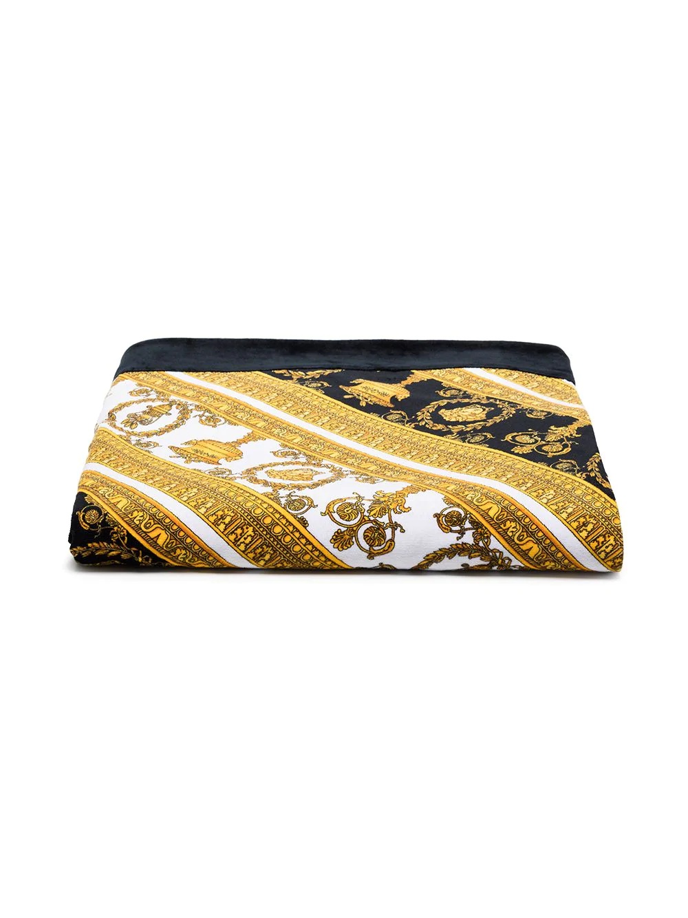 baroque-print beach towel - 4