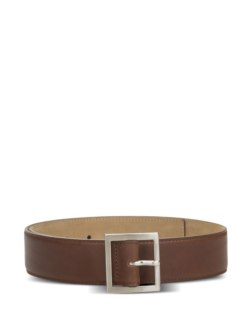 classic square-buckle belt - 1