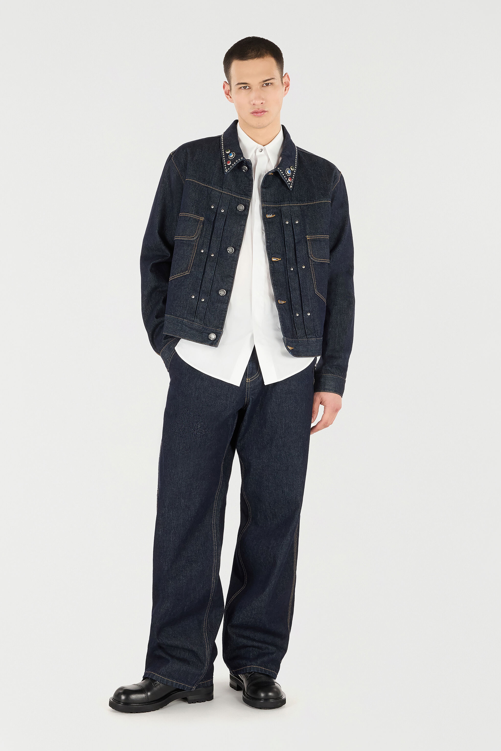 Wide-Leg Jeans with RC Monogram - 2