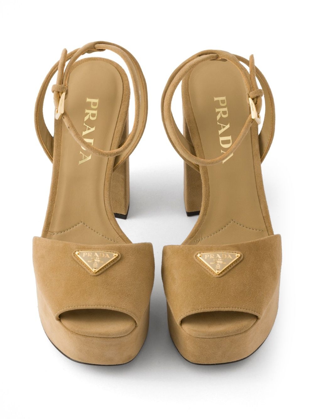 115mm suede platform sandals - 4