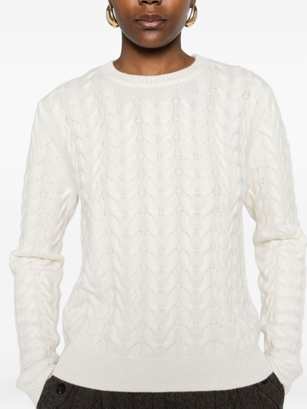cable-knit sweater - 5