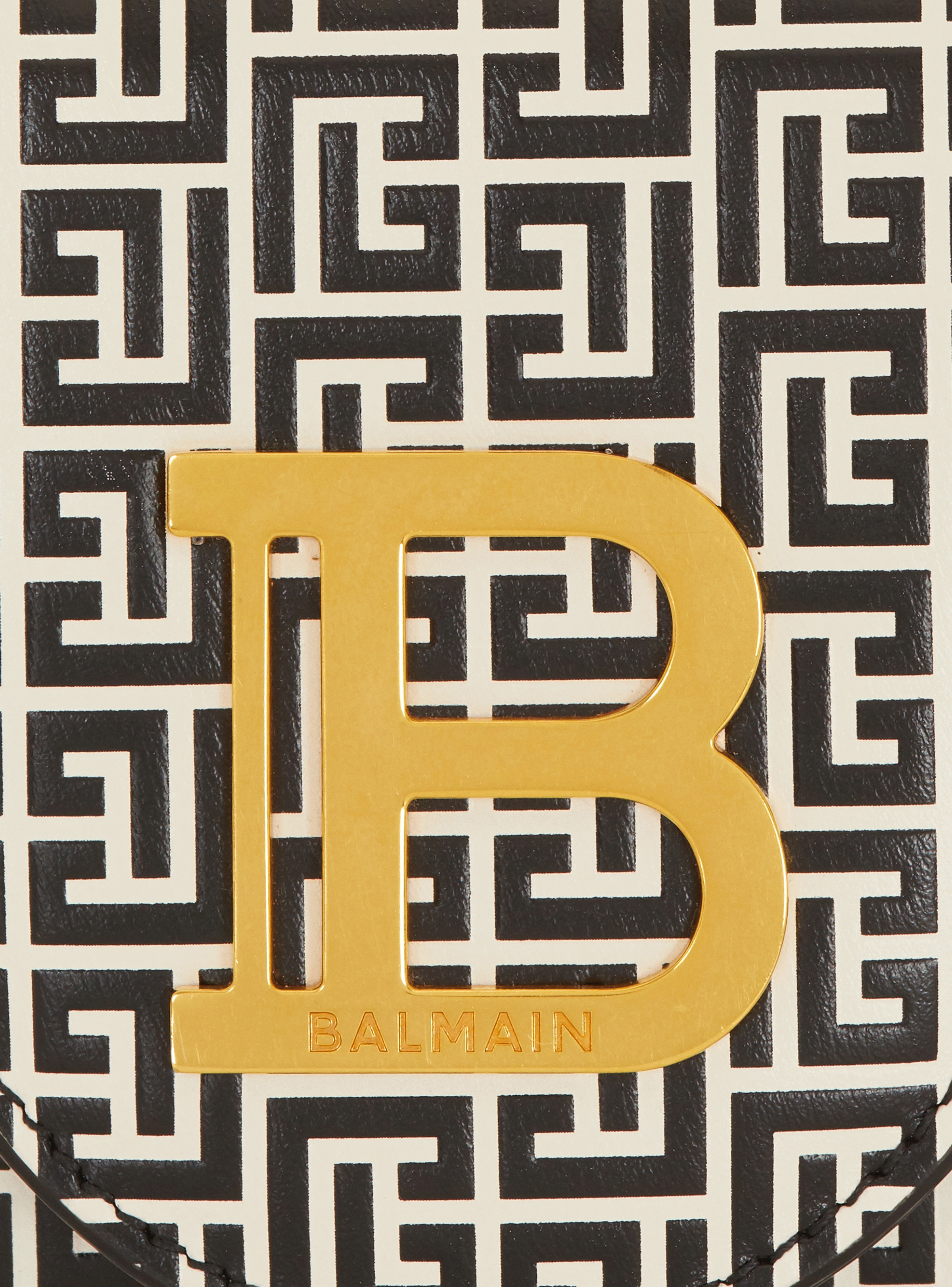 B-Buzz wallet in embossed calfskin with a PB Labyrinth monogram - 7