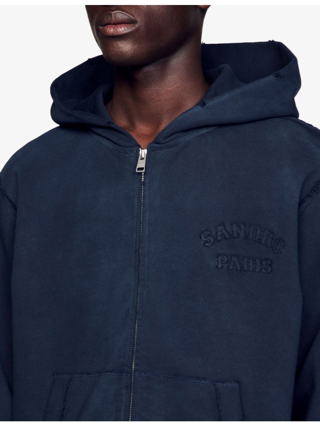 Zip-Up Relaxed-Fit Cotton Hoody - 5