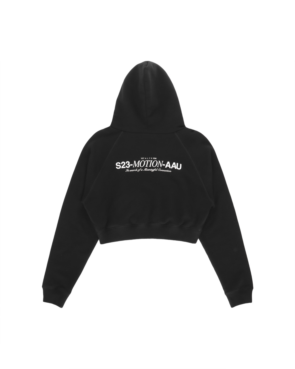 COLLECTION LOGO CROPPED HOODIE - 2