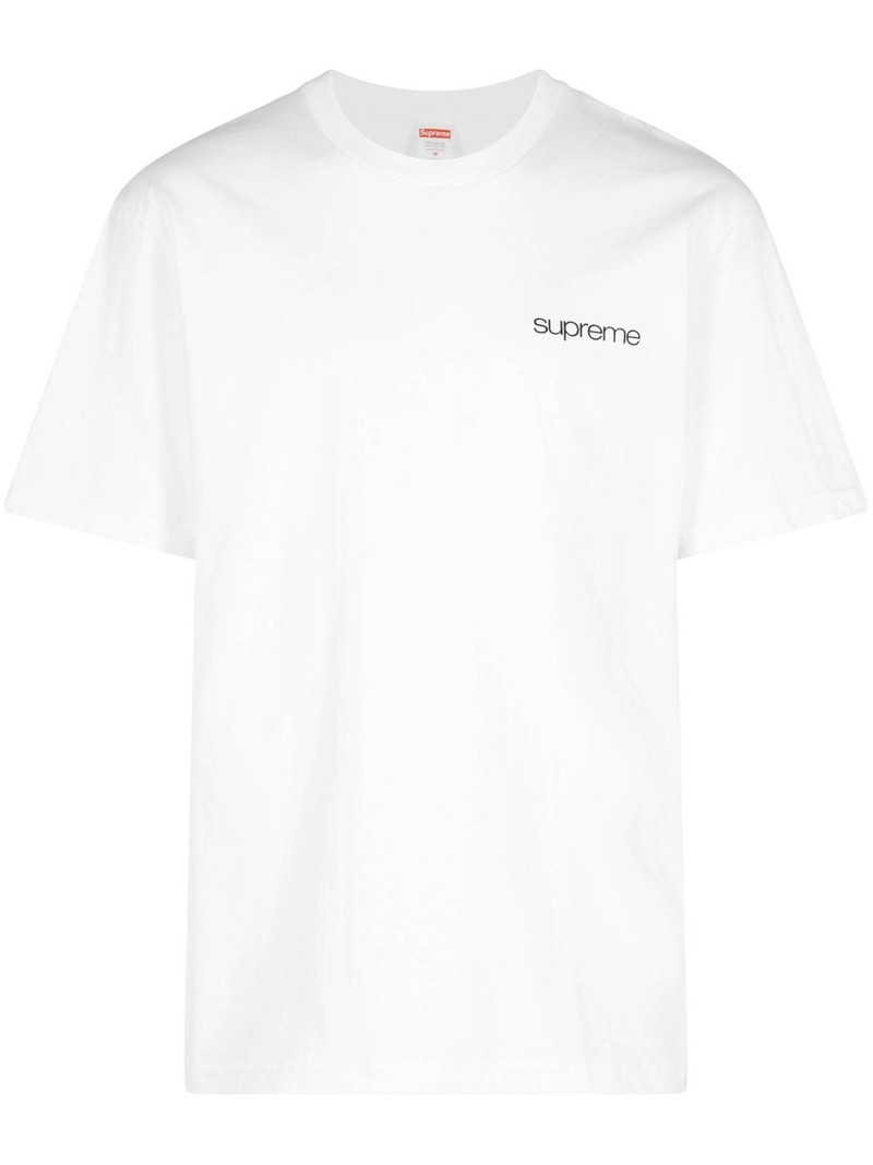 logo-print cotton T-shirt 1