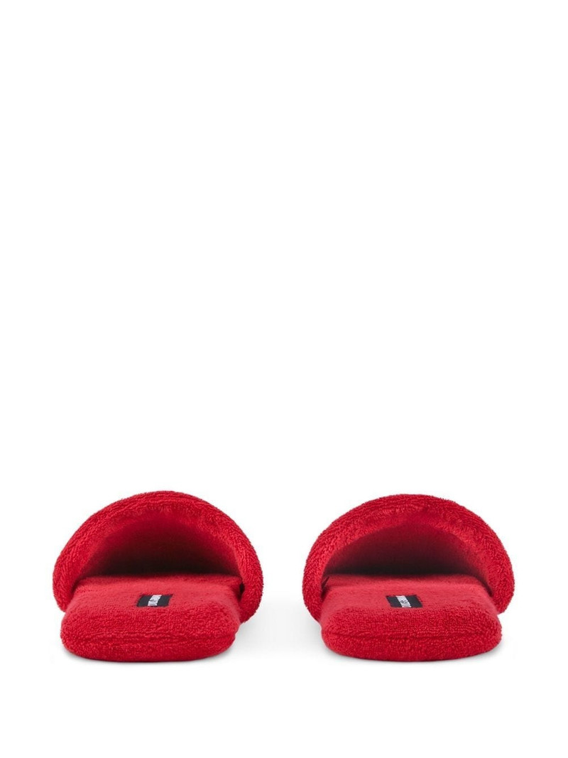 Carretto Siciliano-print terry slippers 3