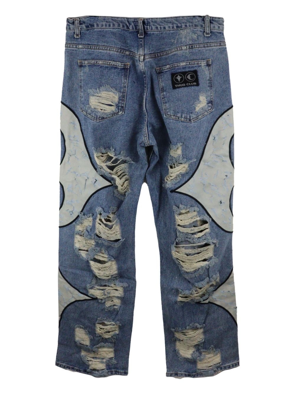 distressed-effect jeans - 2